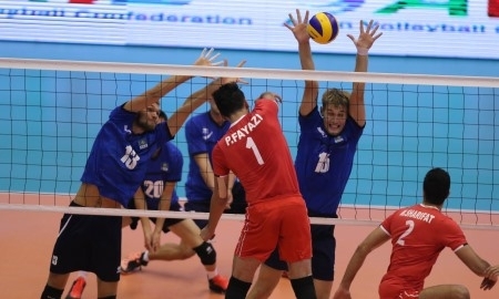 Казахстанские волейболисты проиграли Ирану на чемпионате Азии
