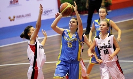 Казахстанские баскетболистки обыграли Узбекистан на чемпионате Азии U-16