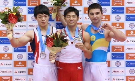 Казахстанский гимнаст завоевал «бронзу» на чемпионате Азии в Хиросиме