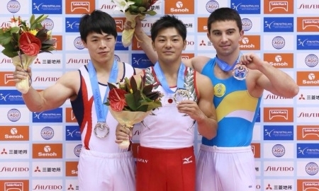 Казахстанский гимнаст завоевал «бронзу» на чемпионате Азии в Хиросиме