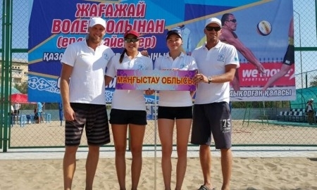 Актауские волейболисты принимают участие в спартакиаде народов Казахстана