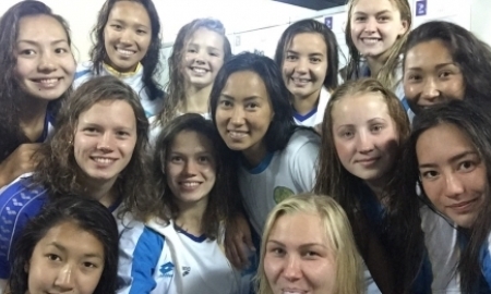 Казахстанские синхронистки без формы