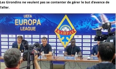 «Отправит ли „Кайрат“ в отставку Саньоля?». Обзор французских СМИ перед матчем «Кайрат» — «Бордо»