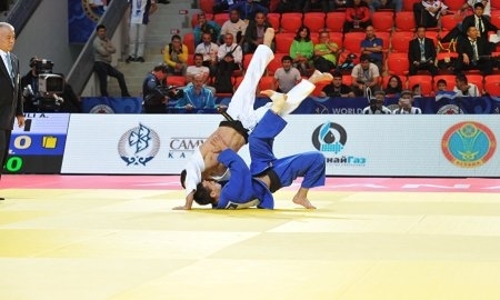 Ислам Бозбаев завершил свое участие на чемпионате мира по дзюдо в Астане