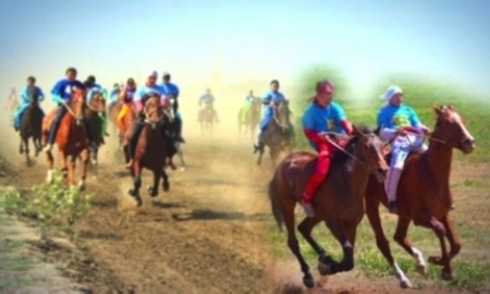 На юге РК состоялись соревнования по конным видам спорта на Кубок Президента