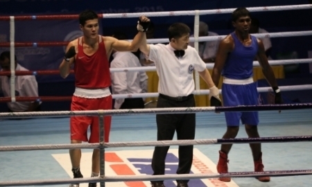 Данияр Елеусинов не испытал проблем в своем первом поединке на чемпионате Азии