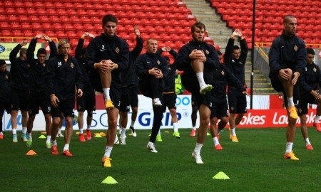 Видео тренировки «Кайрата» в Абердине