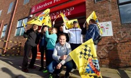 Фоторепортаж с матча Лиги Европы «Абердин» — «Кайрат» 1:1