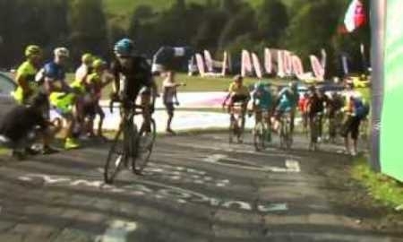 Видео финиша шестого этапа «Тура Польши» с участием гонщиков «Астаны»