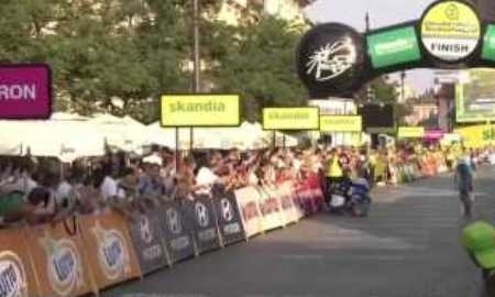 Видео финиша седьмого этапа «Тура Польши» с участием гонщиков «Астаны»