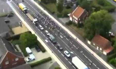 Видео финиша третьего этапа «Энеко Тура» с участием гонщиков «Астаны»