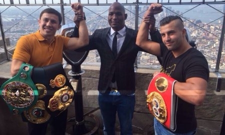 Головкин и Лемье — на вершине «Empire State Building» в Нью-Йорке