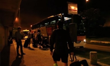 Видео прибытия «Кайрата» во Францию