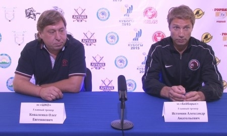 Видео послематчевой пресс-конференции игры Кубка Казахстана «Бейбарыс» — ШКО 4:3