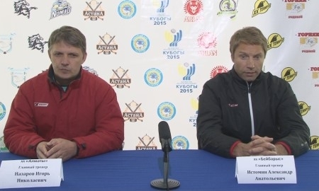 Видео послематчевой пресс-конференции игры Кубка Казахстана «Бейбарыс» — «Алматы» 4:1