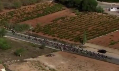 Видео финиша девятого этапа «Вуэльты Испании» с участием гонщиков «Астаны»