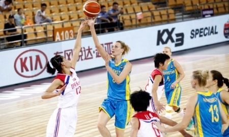 Фоторепортаж с матча чемпионата Азии Казахстан — КНДР 55:68