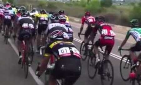 Видео финиша десятого этапа «Вуэльты Испании» с участием гонщиков «Астаны»