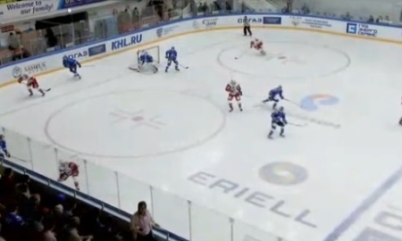 Видео шайб матча КХЛ «Барыс» — «Локомотив» 4:3