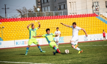 Фоторепортаж с товарищеского матча «Атырау» — «Каспий» 2:0