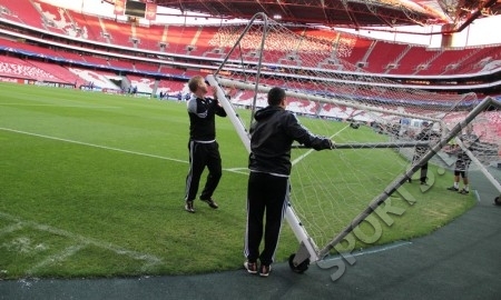 Фоторепортаж с предыгровой тренировки «Астаны» в Лиссабоне