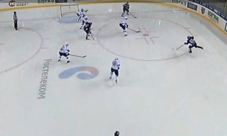 Видеообзор матча КХЛ «Югра» — «Барыс» 1:0