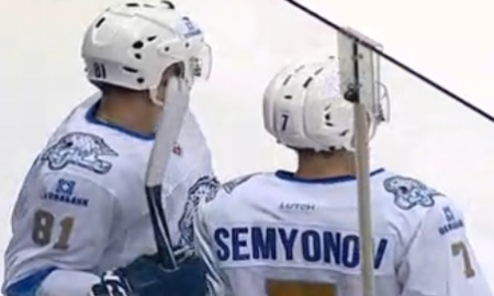 Видео шайб матча КХЛ «Автомобилист» — «Барыс» 2:1 Б