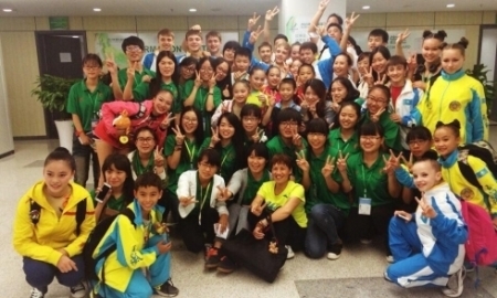 Карагандинские акробаты завоевали золотые медали чемпионата Азии в Китае 