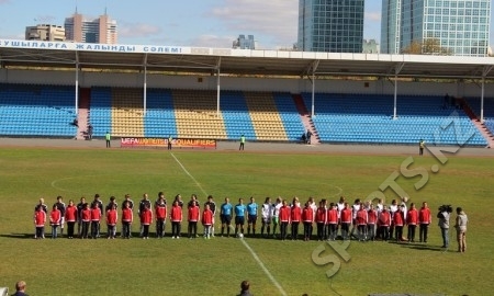 Фоторепортаж с матча отборочного раунда ЕВРО-2017 среди женщин Казахстан — Норвегия 0:4