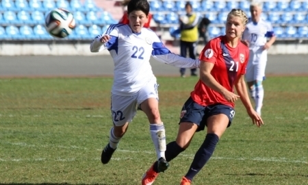 Отчет о матче отборочного раунда ЕВРО-2017 среди женщин Казахстан — Норвегия 0:4 