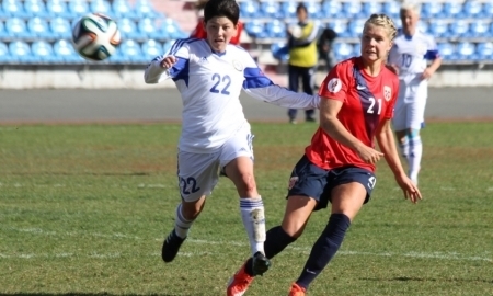 Отчет о матче отборочного раунда ЕВРО-2017 среди женщин Казахстан — Норвегия 0:4