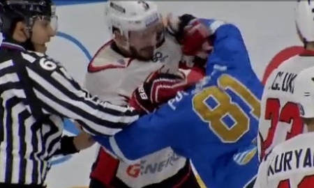 Видео драки Константин Пушкарёв VS. Михал Кемпни