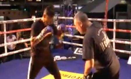 Лемье показал свою скорость и силу на тренировке