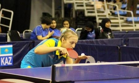 Казахстанцы успешно стартовали в личном зачете чемпионата Азии по настольному теннису