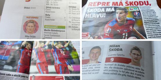Оформивший дубль в ворота сборной Казахстана Шкода стал героем дня в чешских СМИ