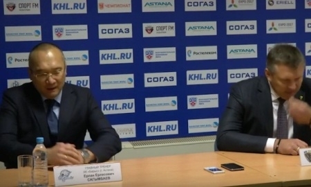 Видео послематчевой пресс-конференции игры КХЛ «Барыс» — «Сочи» 3:2 ОТ