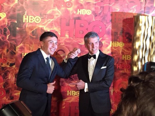 Геннадий Головкин посетил HBO Emmy Party