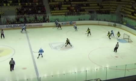 Видеообзор матча ВХЛ «Сарыарка» — «Спутник» 2:3 Б