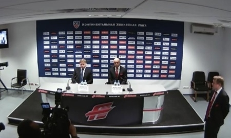 Видео послематчевой пресс-конференции игры КХЛ «Авангард» — «Барыс» 2:4 