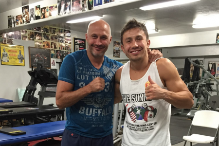 Роман Кармазин сфотографировался с Геннадием Головкиным