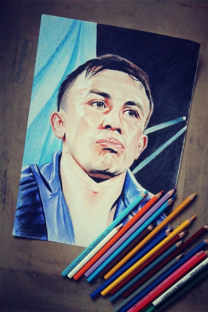 Геннадий Головкин в рисунках и граффити