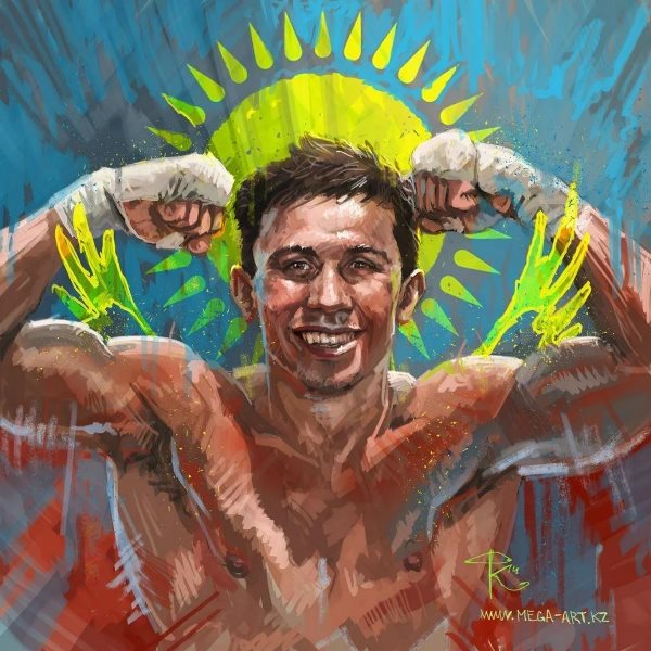 Геннадий Головкин в рисунках и граффити