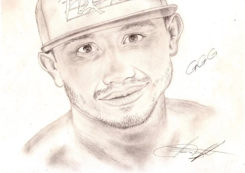 Геннадий Головкин в рисунках и граффити