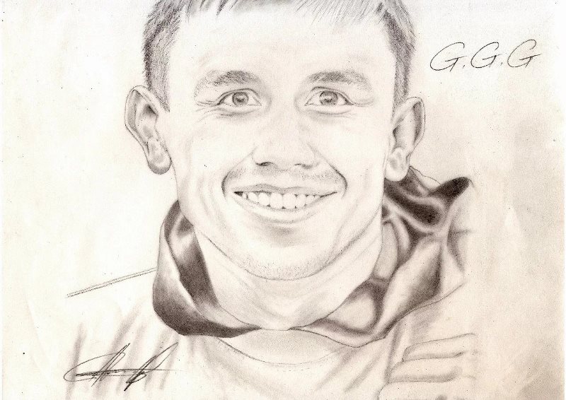 Геннадий Головкин в рисунках и граффити