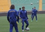Фоторепортаж с предыгровой тренировки молодежной сборной Казахстана