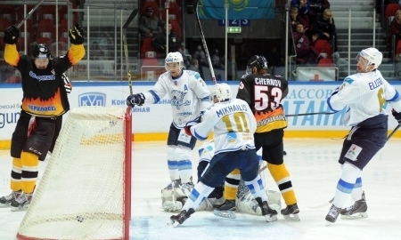 Матч «Северсталь» — «Барыс» вошел в число лучших на старте сезона КХЛ