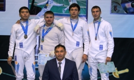 Сборная ВКО — чемпион РК в командном фехтовании на шпагах