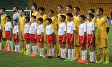 Казахстан после первого тайма минимально уступает Норвегии