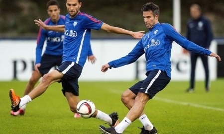 Матч с Казахстаном может стать сотым для Робина ван Перси в составе сборной