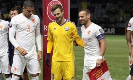 Щёткин — 15-й, Энгель — 10-й матч за сборную Казахстана